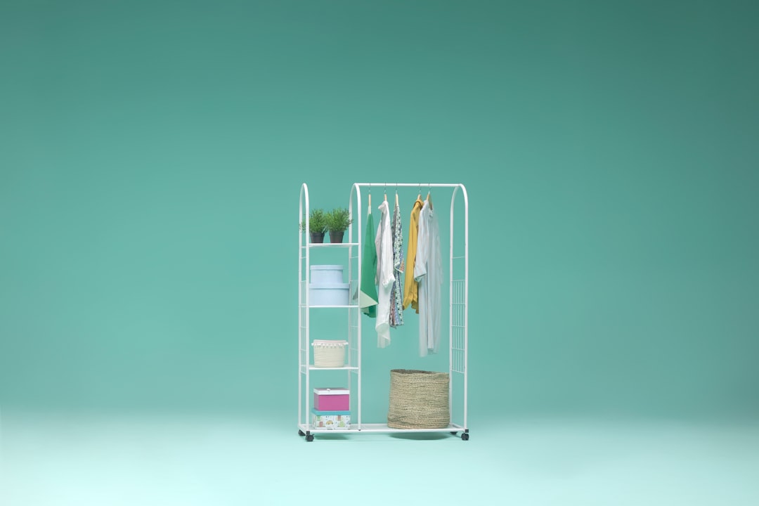 neat closet storage solution