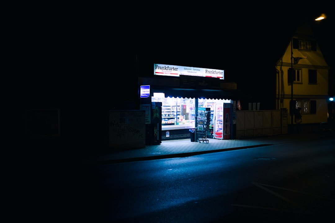 convenience store night tired commute