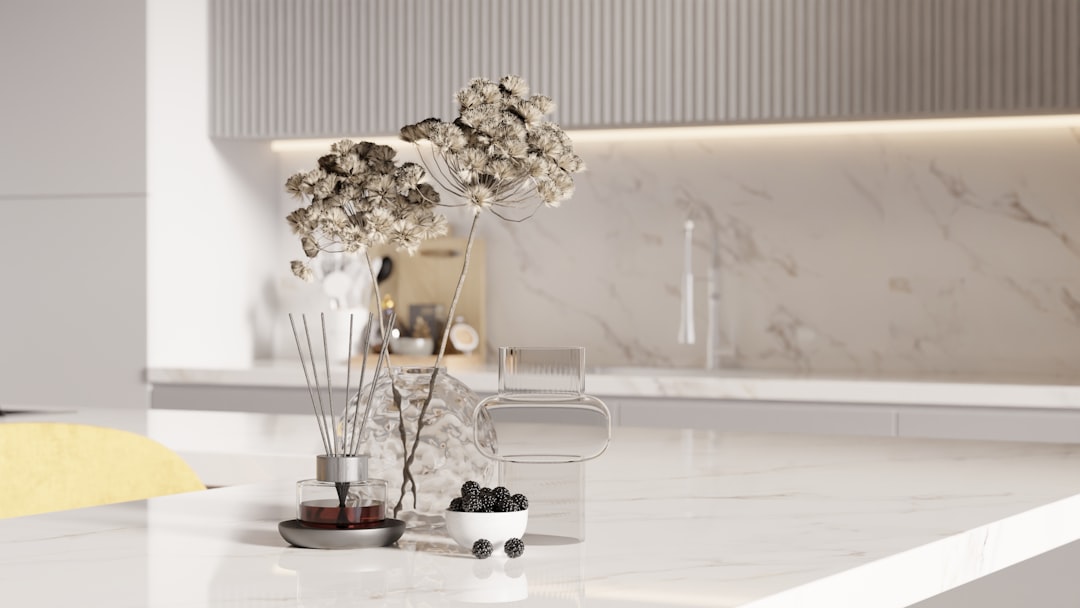 clean kitchen counter minimalist