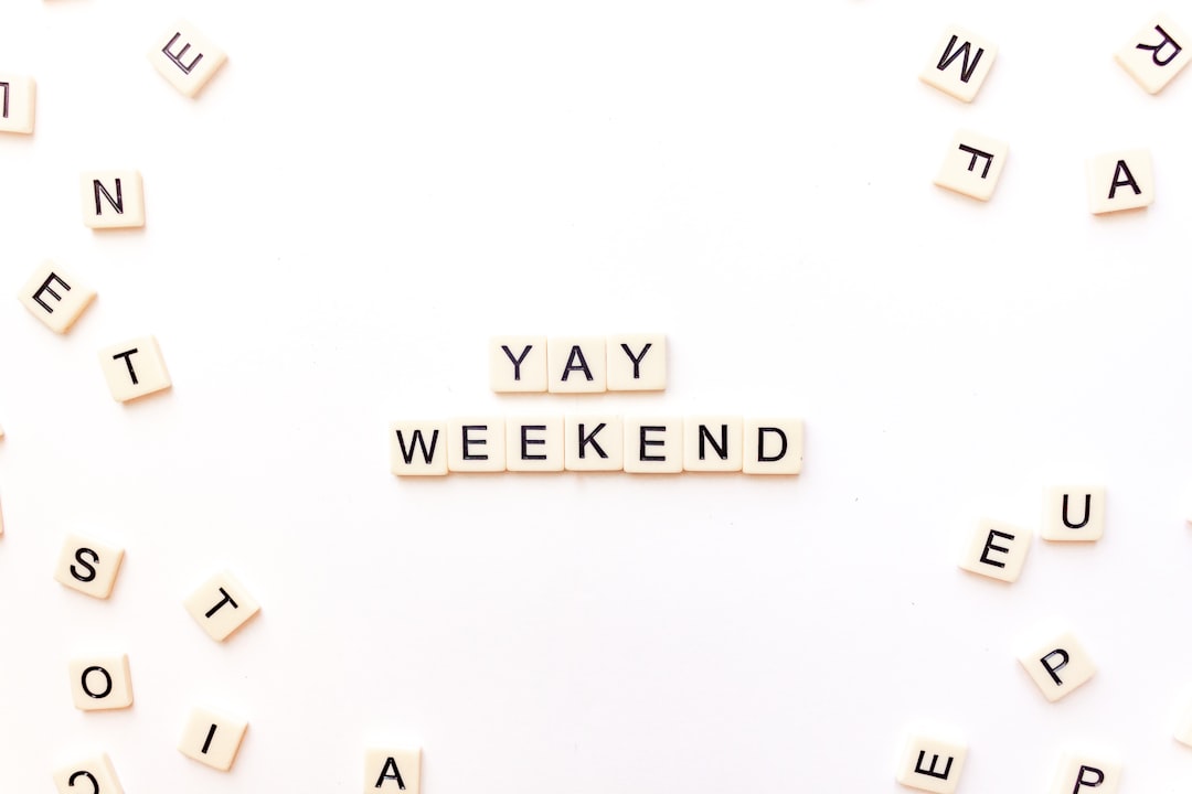 minimalist weekend habit reset