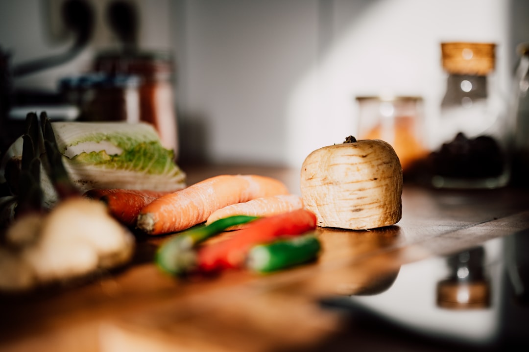 food waste fresh vegetables kitchen