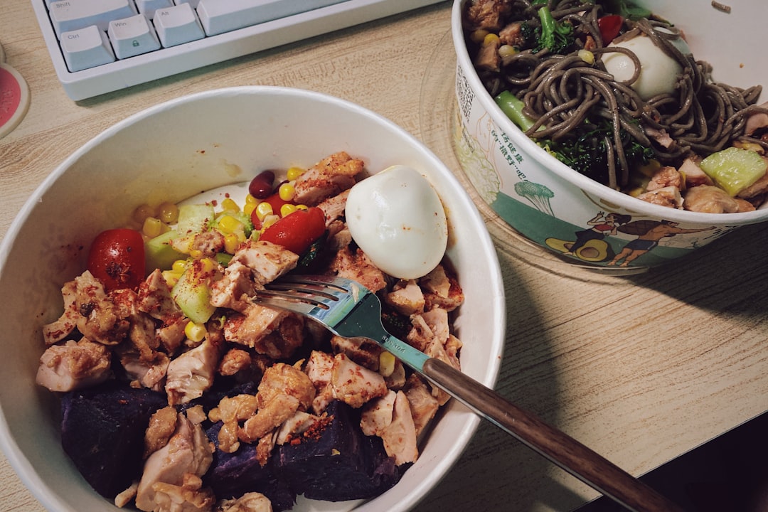 simple dinner routine bowl same food