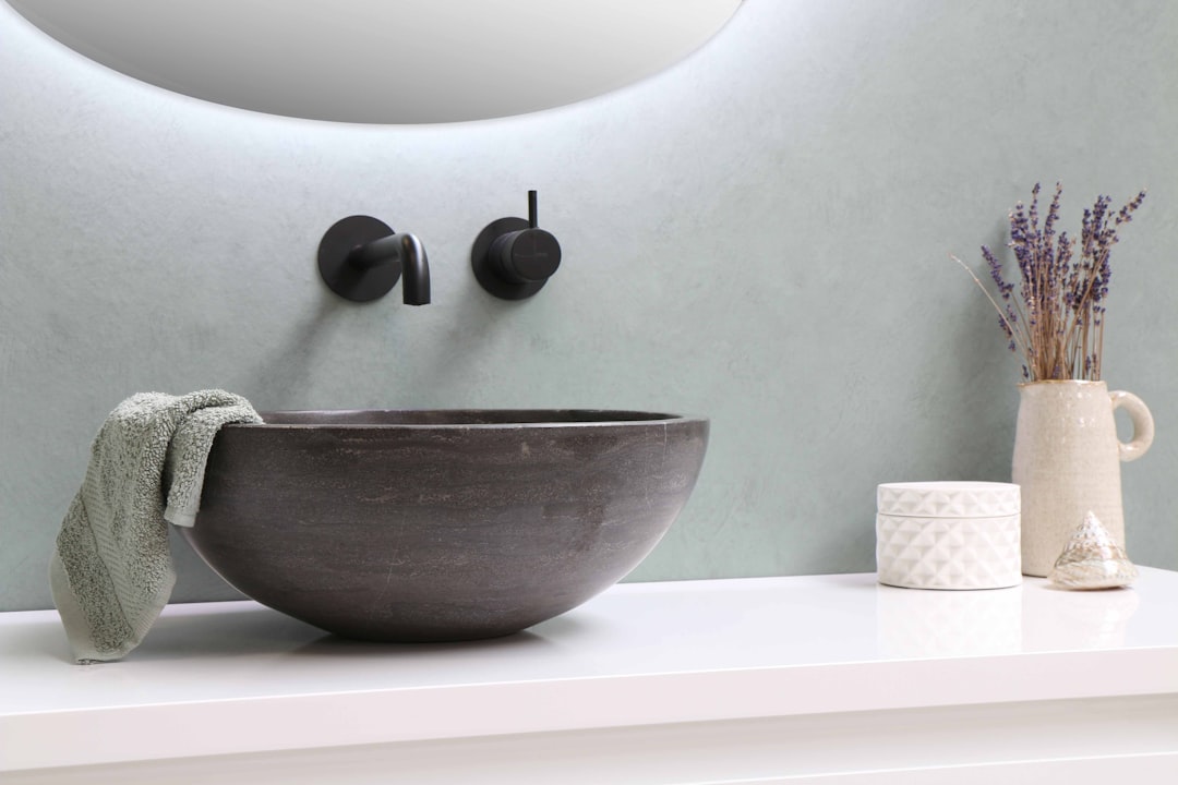 bathroom sink morning routine