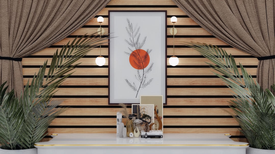 curtain beige minimalist room